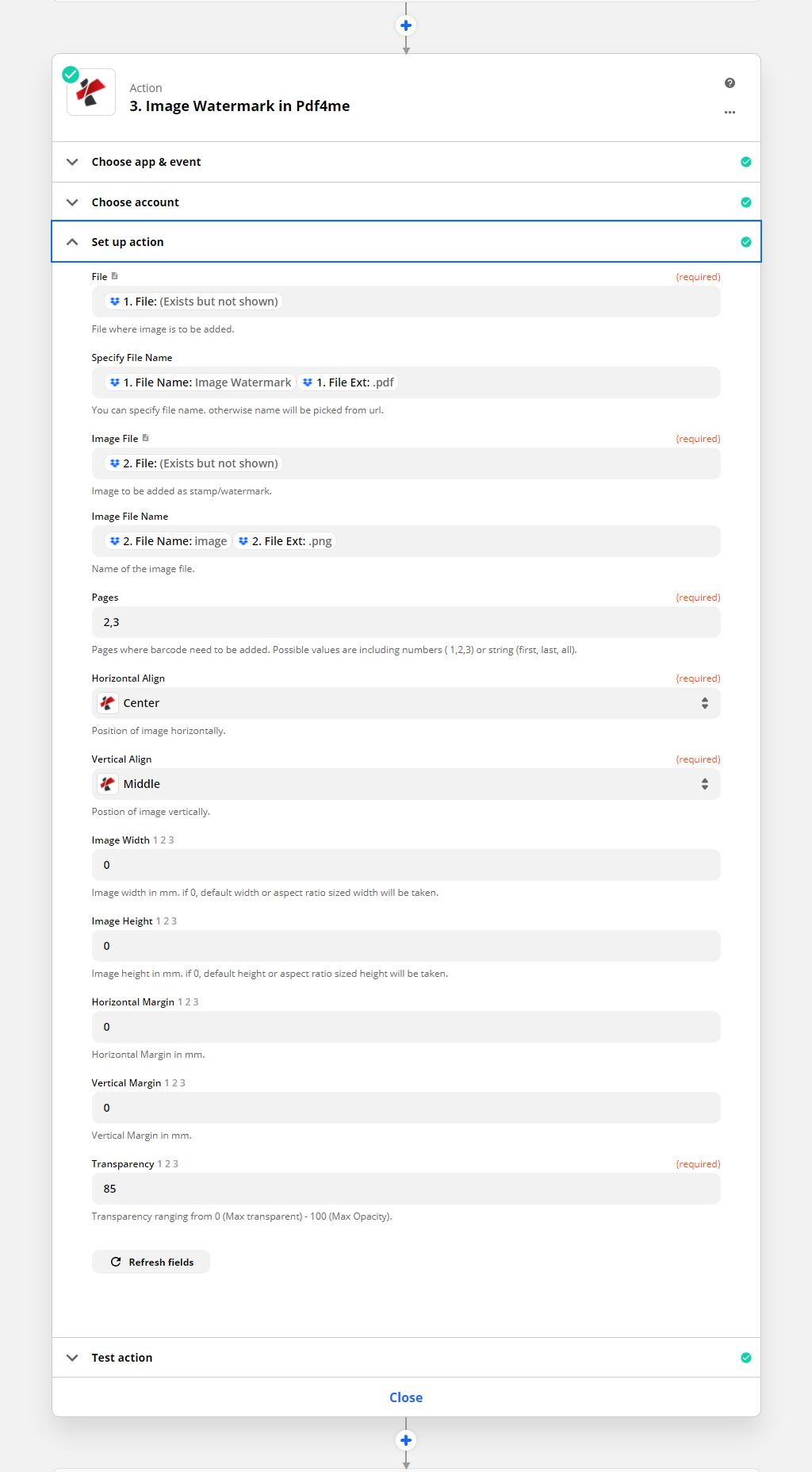 Adicionar marca d'água de imagem ao PDF